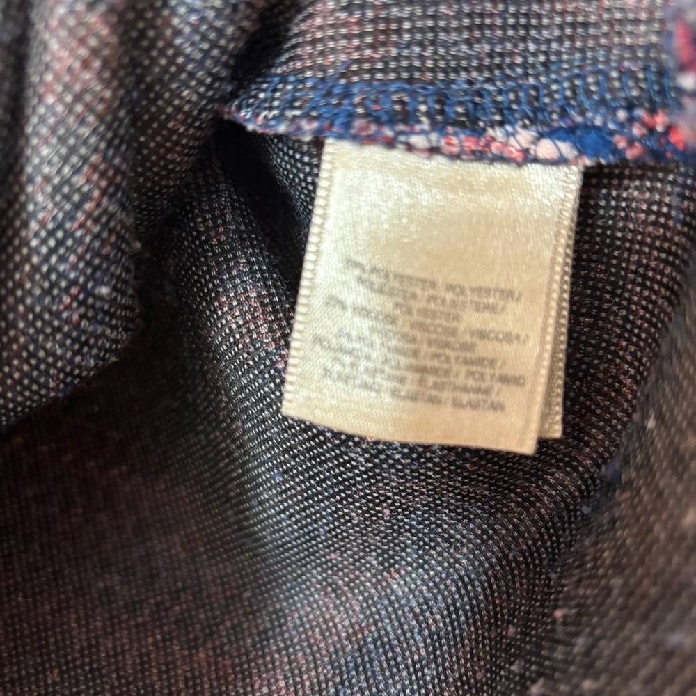 Anthropologie Postmark 9-H15 StCL Zig Zag Top Pink Chevron Dot Womens Size Small - Picture 5 of 12